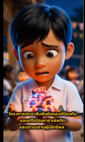 โครงการประชาสัมพันธ์รณรงค์ป้องกันและแก้ไขปัญหายาเสพติดและปราบปรามผู้มีอิทธิพล   ตอน ยึดพื้นที่ปิดภัยคืน จากยาเสพติด