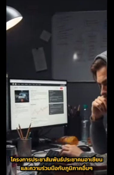 โครงการประชาสัมพันธ์ประชาคมอาเซียนและความร่วมมือกับภูมิภาคอื่นๆ  ตอน สแกมเมอร์ภัยร้ายกระเป๋าตังอิเล็คทรอนิคส์